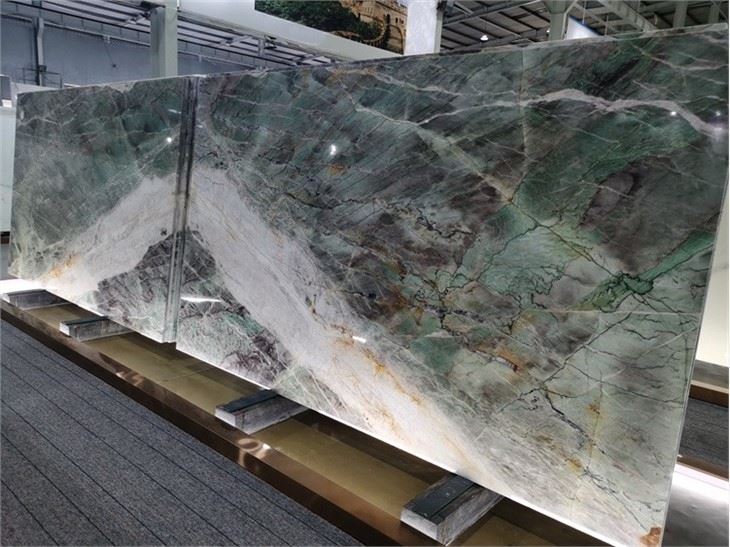 Bookmatch Green Quartzite