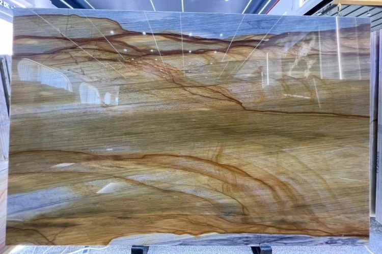 Azul Palomino Quartzite Golden Desert Slab