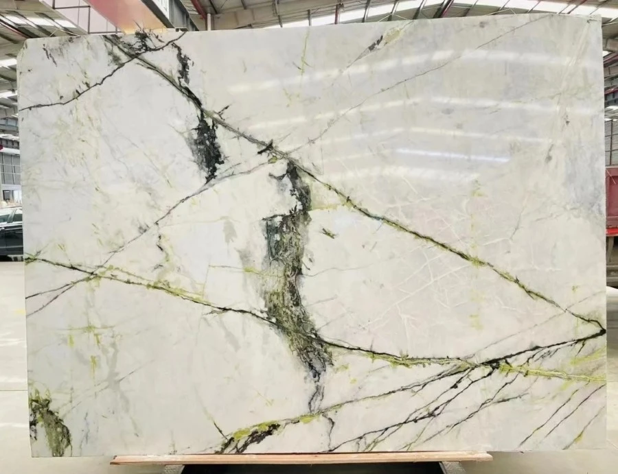 Clivia White Marble Tiles